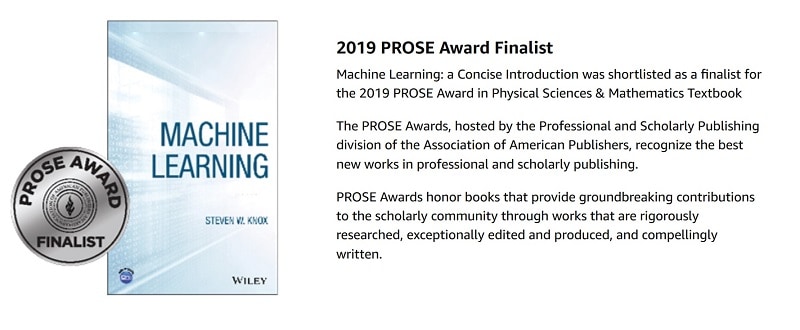 machine learning prose award