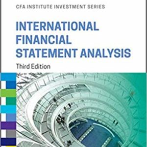 International Financial Statement Analysis 3rd edition