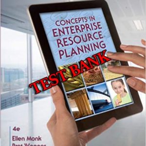 Concepts in Enterprise Resource Planning 4th edition testbank