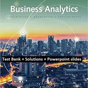 Business-Analytics-3rd-Edition-test bank-solutions