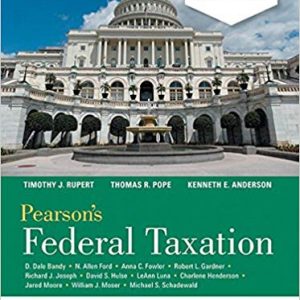 Pearson's Federal Taxation 2018 Comprehensive (31st Edition) PDF