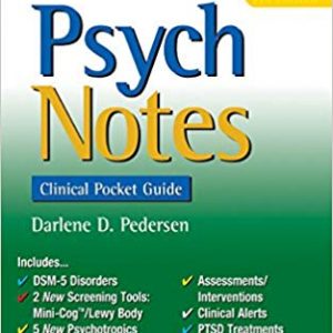 Psych Notes Clinical Pocket Guide (5th Edition) - eBook