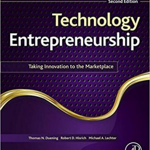 Technology Entrepreneurship: Taking Innovation to the Marketplace (2nd Edition) - eBook