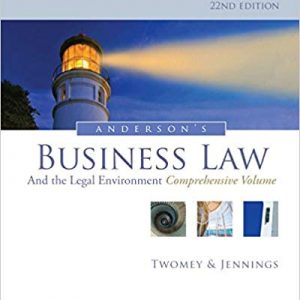 Anderson's Business Law and the Legal Environment (22nd Edition) - eBook