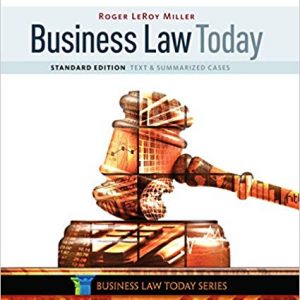 Business Law Today, Standard: Text & Summarized Cases (11th Edition) - eBook