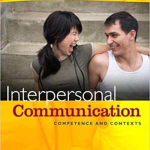 Interpersonal Communication Competence and Contexts, 2nd edition