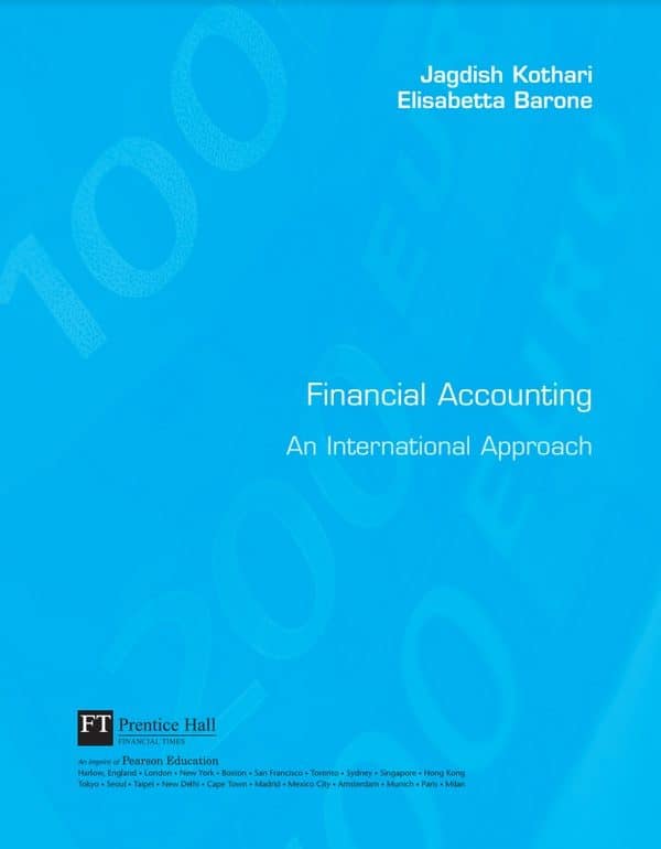 kotharis financial accounting an international approach