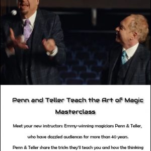 penn and teller art of magic masterclass