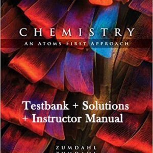 Chemistry An Atoms First Approach 2e testbank solutions manual