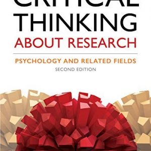 Critical Thinking About Research: Psychology and Related Fields (2nd Edition) - eBook