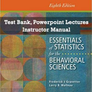 Essentials-of-Statistics-for-the-Behavioral-Sciences-8e-testbank-manual