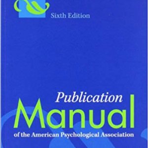 Publication Manual of the American Psychological Association (6th Edition) - eBook