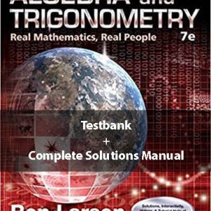 Algebra-and-Trigonometry-Real-Mathematics-Real-People-7th-Edition-solutions-testbank