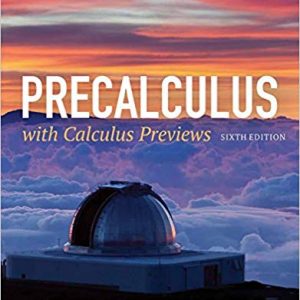 Precalculus with Calculus Previews (6th Edition)-eBook
