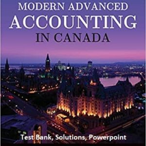 Modern-advanced-accounting-in-Canada-8e-testbank solutions powerpoint