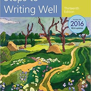 Steps to Writing Well, 2016 MLA Update (13th Edition) - eBook