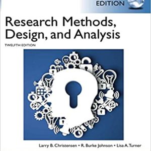 Research Methods, Design, and Analysis (12th Global Edition) - eBook