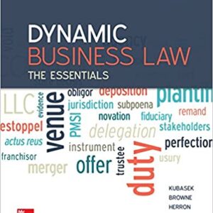 Dynamic Business Law: The Essentials (3rd Edition) - eBook