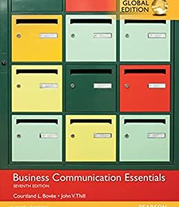 Business Communication Essentials (7th Edition-Global) - eBook