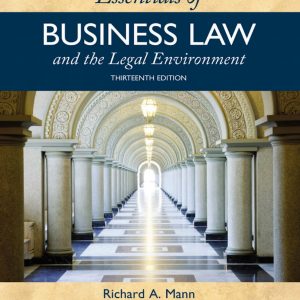 Essentials of Business Law and the Legal Environment 13e pdf