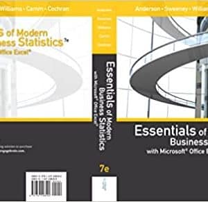 Essentials of Modern Business Statistics with Microsoft Office Excel (7th Edition) - eBook