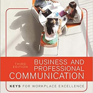 Business and Professional Communication: KEYS for Workplace Excellence (3rd Edition) - eBook