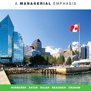 Cost Accounting: A Managerial Emphasis (Canadian-7th Edition) - eBook