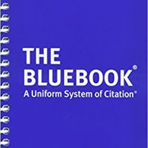 The Bluebook: A Uniform System of Citation (20th Edition) - eBook