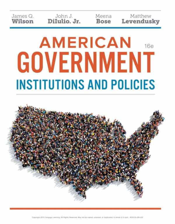 American Government: Institutions and Policies (16th Edition) - eBook