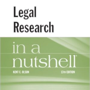 Legal Research in a Nutshell (13th Edition) - eBook