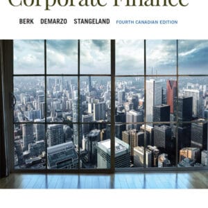 corporate finance 4th canadian berk demarzo 9780134843346