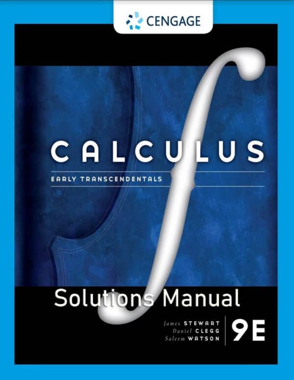 Calculus-Early-Transcendentals-9e solutions