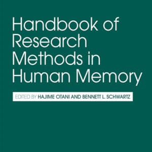 Handbook of Research Methods in Human Memory - eBook