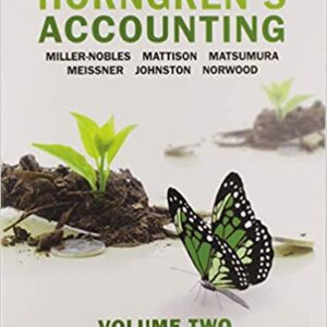 Horngren's Accounting, Volume 2 (11th Canadian Edition) - eBook