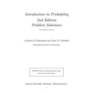 Introduction To Probability 2nd edition solutions