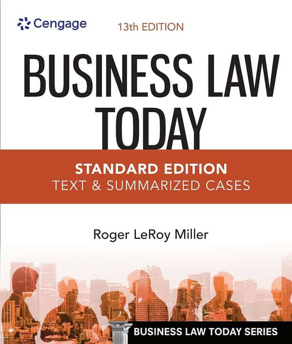 Business Law Today, Standard: Text and Summarized Cases (13th Edition) - eBook
