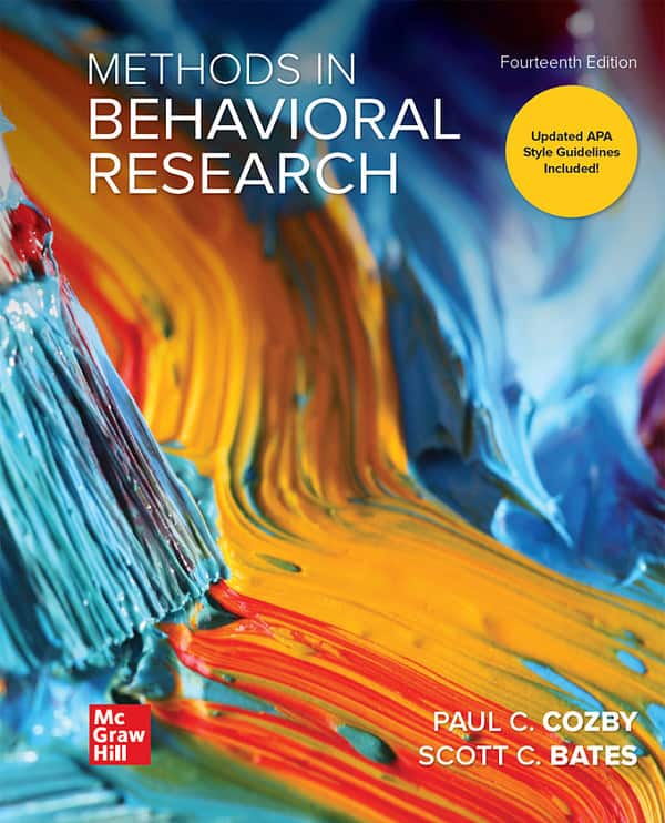 Methods in Behavioral Research 14th Edition