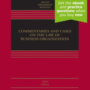 Commentaries and Cases on the Law of Business Organization (6th Edition) - eBook