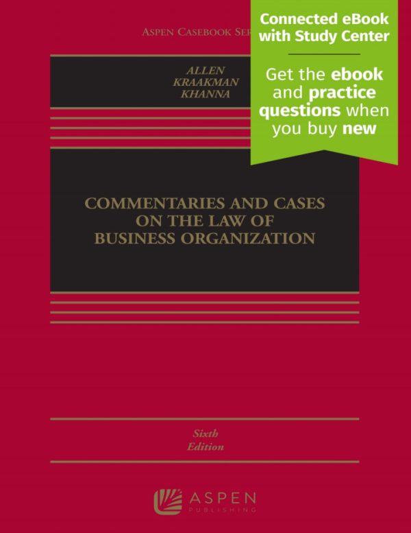 Commentaries and Cases on the Law of Business Organization (6th Edition) - eBook